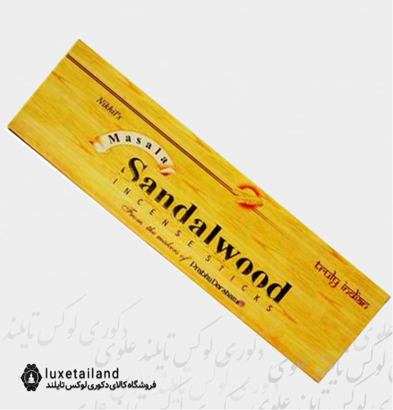 عود خوشبو کننده نخیل Nikhil’s مدل دست ساز صندل وود (چوب صندل) Sandal Wood