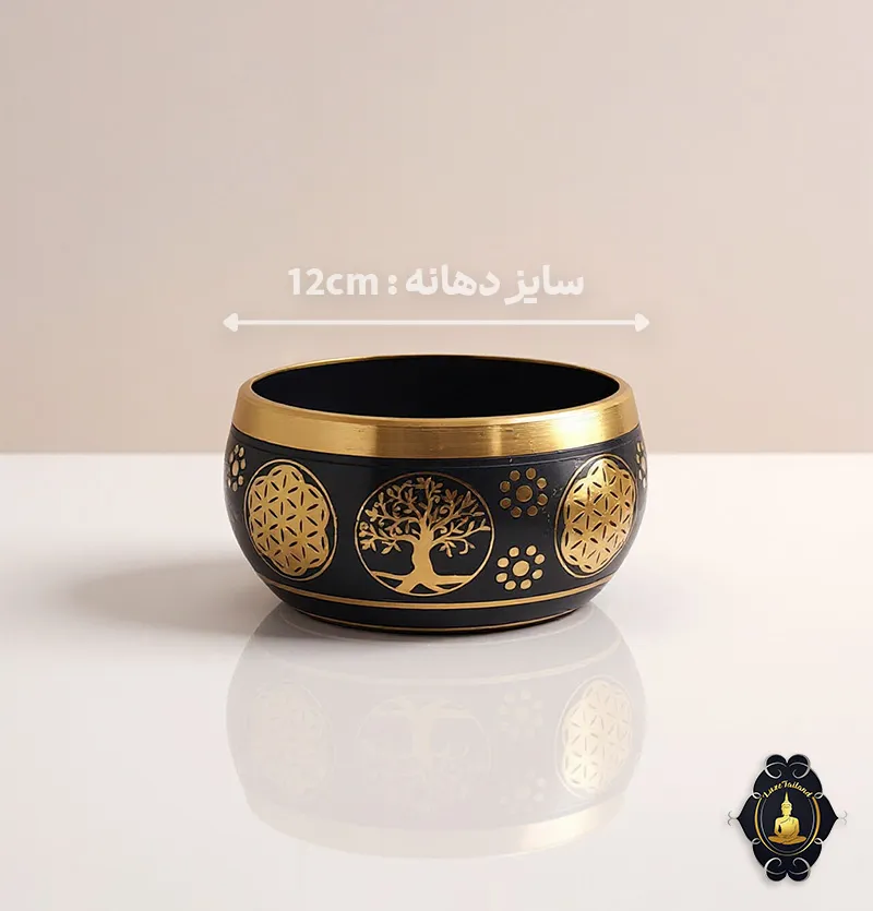 کاسه تبتی 7 الیاژ با قطر 12