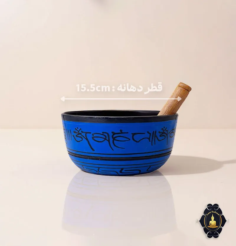 کاسه تبتی آلومینیومی با قطر 15/5